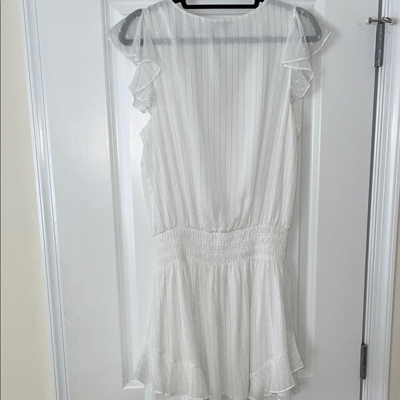 Ramy Brook White Ruffle Dress - Picture 8 of 14